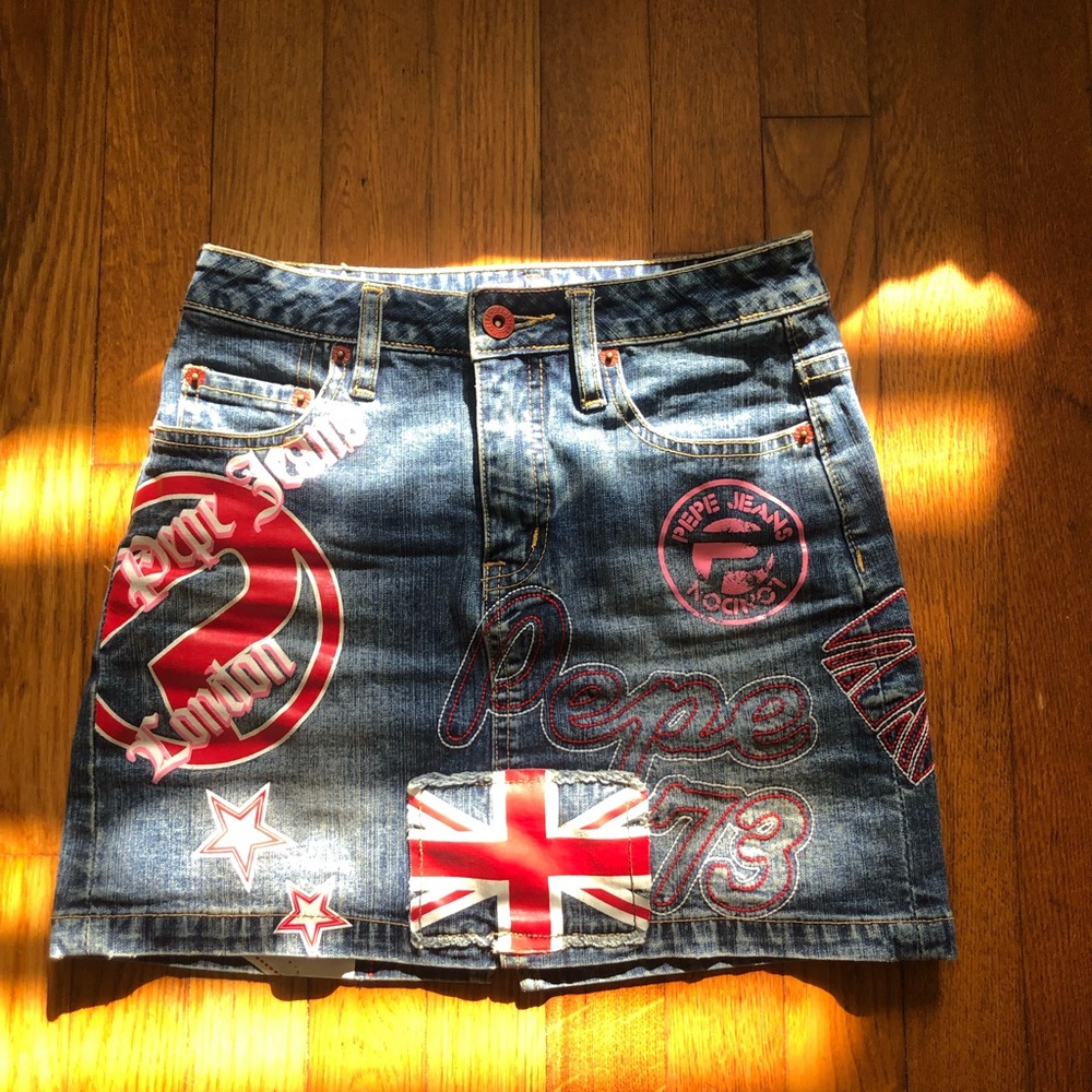 Pepe Jeans mini denim skirt
